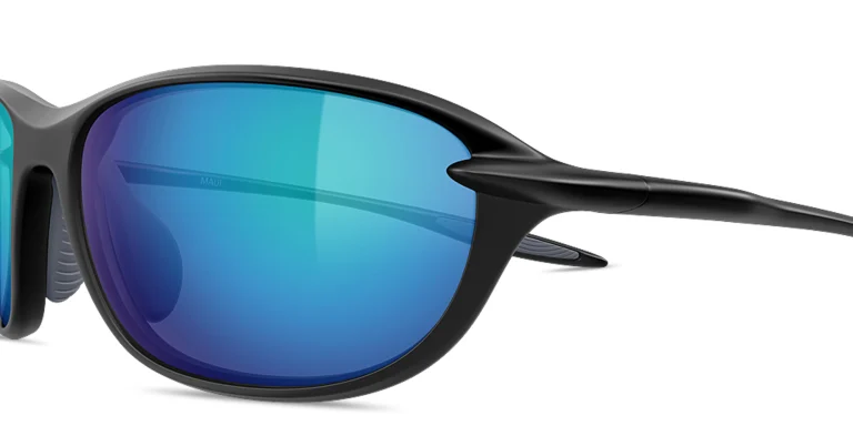 Shop Maui Jim HO’OKIPA ULTRA R-XS Unisex Panthos Sunglasses in Black online.
