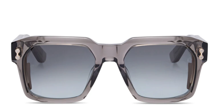 Shop AKONI Pegasus-Two Unisex Square Sunglasses in Grey online.