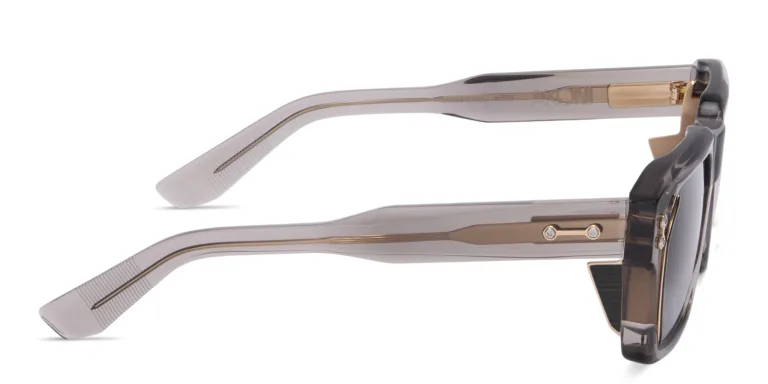 Shop AKONI Pegasus-Two Unisex Square Sunglasses in Grey online.