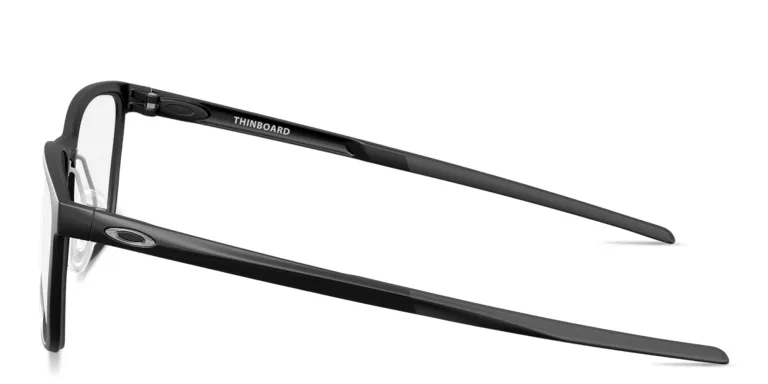 Shop Oakley Thinboard Unisex Rectangle Eyeglasses in Black online.