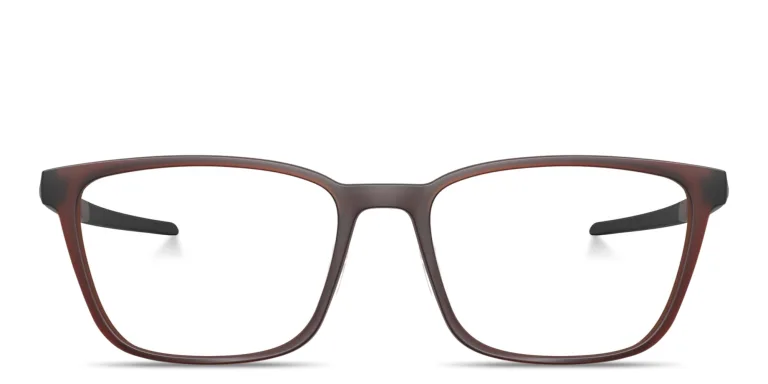 Shop Oakley Thinboard Unisex Wide Rectangle Eyeglasses in Orange online.