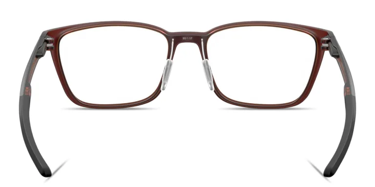 Shop Oakley Thinboard Unisex Wide Rectangle Eyeglasses in Orange online.