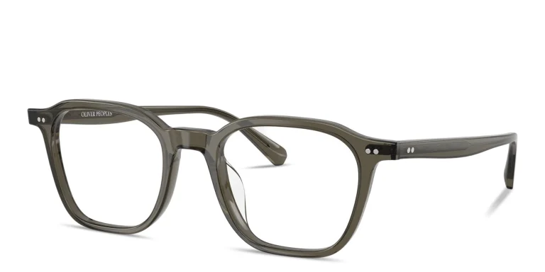 Shop OLIVER PEOPLES Arllett Unisex Square Eyeglasses in Blue online.