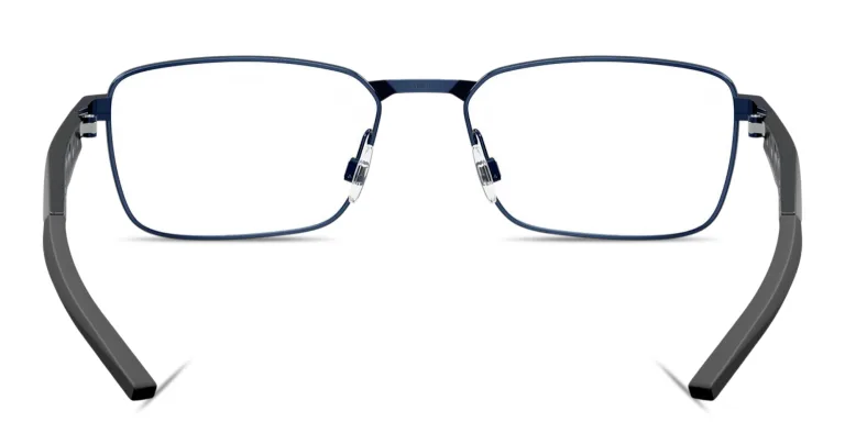 Shop Oakley Steakhouse Unisex Wide Rectangle Eyeglasses in Black online.