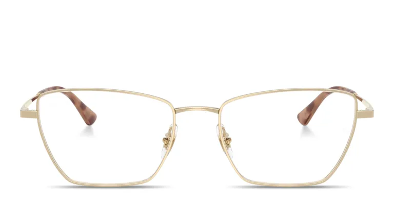 Shop Ray-Ban Drea Optics Unisex Irregular Eyeglasses in Gold online.