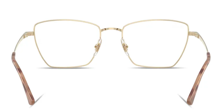 Shop Ray-Ban Drea Optics Unisex Irregular Eyeglasses in Gold online.
