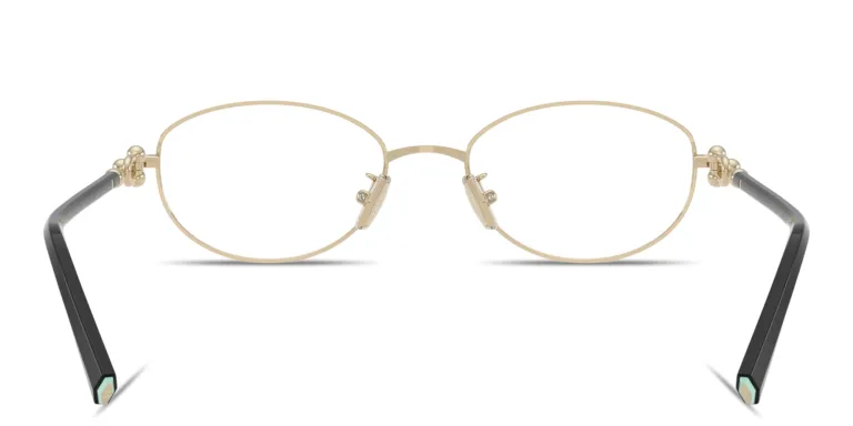 Shop TIFFANY Tiffany HardWear Unisex Oval Eyeglasses in Gold online.