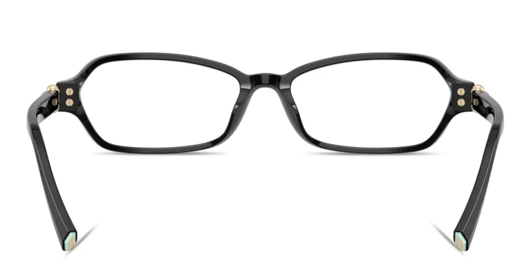 Shop TIFFANY Tiffany HardWear Irregular Eyeglasses in Black online.