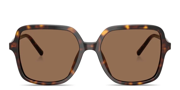 Shop Dolce & Gabbana Logo Signature Oversized Square Sunglasses in Havana online.