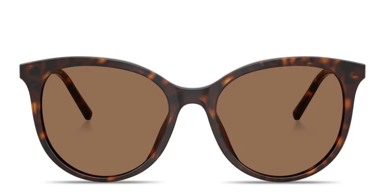 Shop Dolce & Gabbana Logo Signature Panthos Sunglasses in Havana online.