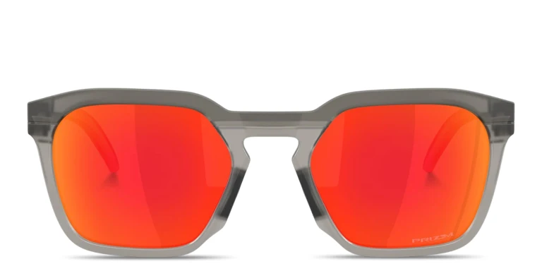 Shop Oakley HSTN SQ Unisex Square Sunglasses in Grey online.