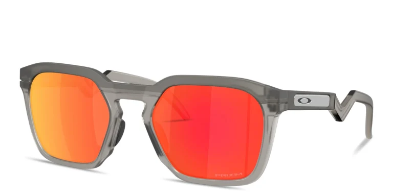Shop Oakley HSTN SQ Unisex Square Sunglasses in Grey online.