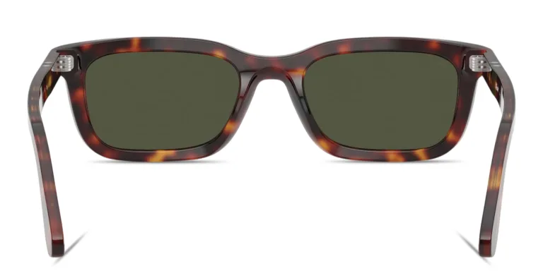 Shop PERSOL Arrow Unisex Rectangle Sunglasses in Havana online.
