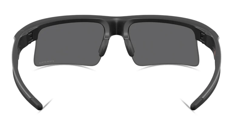 Shop Oakley Bisphaera Speed Unisex Wide Half-Rim Rectangle Sunglasses in Black online.
