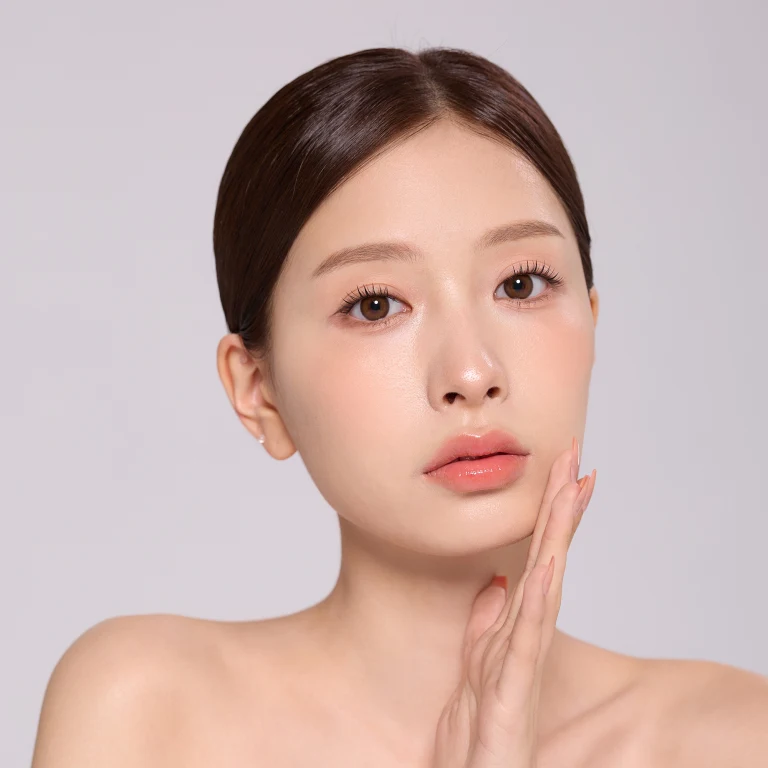 Shop Lensme Korean Style Monthly Colored Contact Lenses - Luna in Brown online.