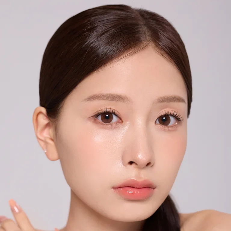 Shop Lensme Korean Style Monthly Colored Contact Lenses - Muse in Brown online.
