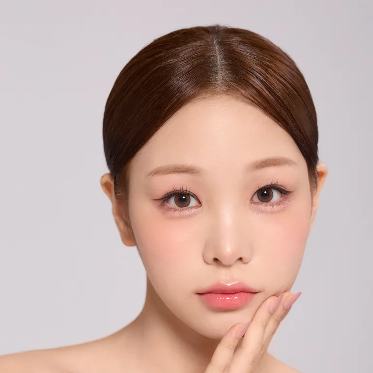 Shop Lensme Korean Style Monthly Colored Contact Lenses - Yunna in Brown online.