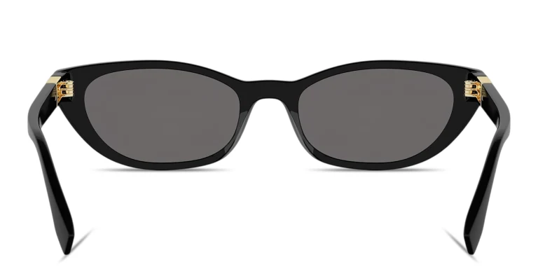 Shop FENDI Baguette Cat-Eye Sunglasses in Black online.