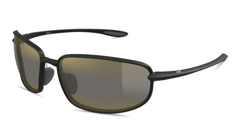Shop Maui Jim Ho'okipa R Lite Unisex Rectangle Sunglasses in Black online.