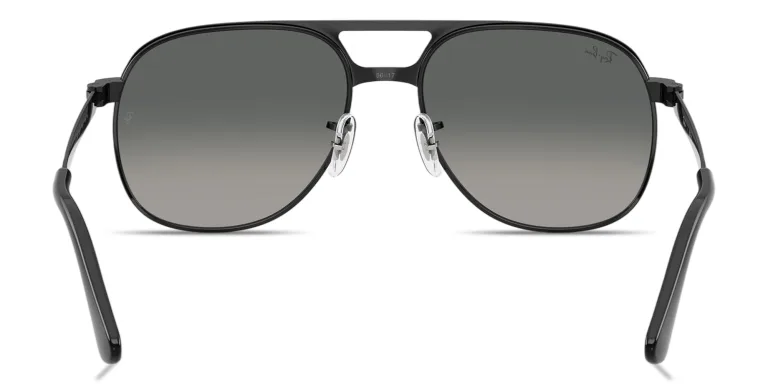 Shop Ray-Ban Bill Max Unisex Square Sunglasses in Black online.