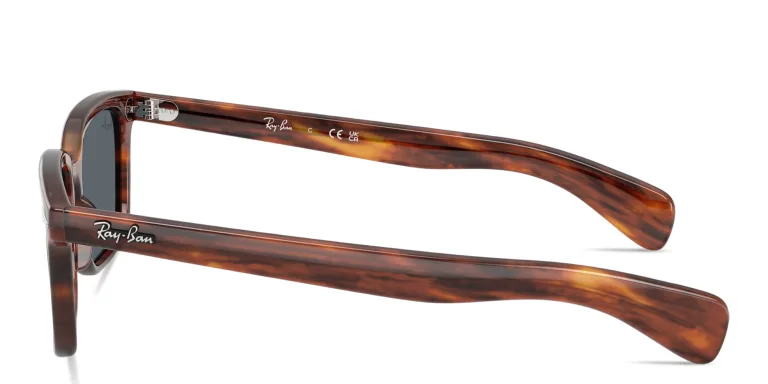 Shop Ray-Ban Brunel Unisex Rectangle Sunglasses in Havana online.