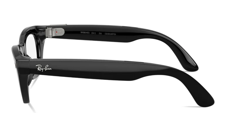 Shop Ray-Ban Meta Zena Transitions® Unisex Cat-Eye Sunglasses in Black online.