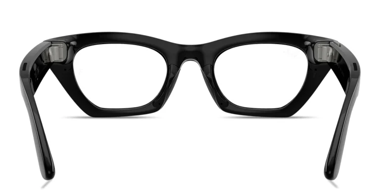 Shop Ray-Ban Meta Zena Transitions® Unisex Cat-Eye Sunglasses in Black online.