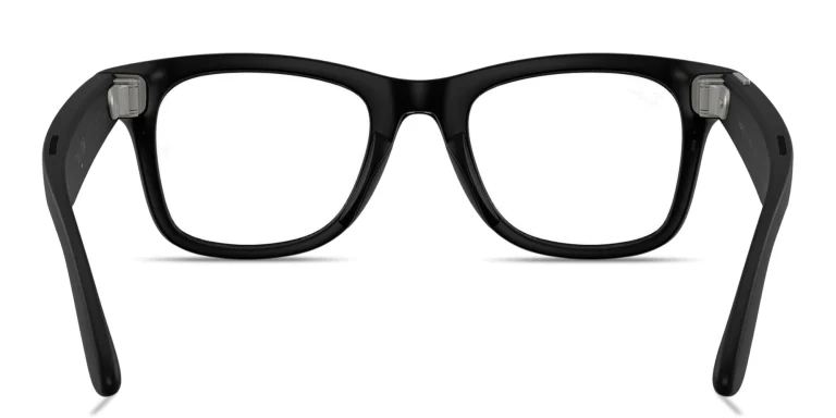 Shop Ray-Ban Meta Wayfarer Transitions® Unisex Square Sunglasses in Black online.