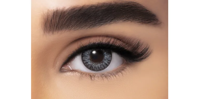 Shop Freshlook COLORBLENDS Monthly Color Contact Lenses - Sterling Gray in Grey online.