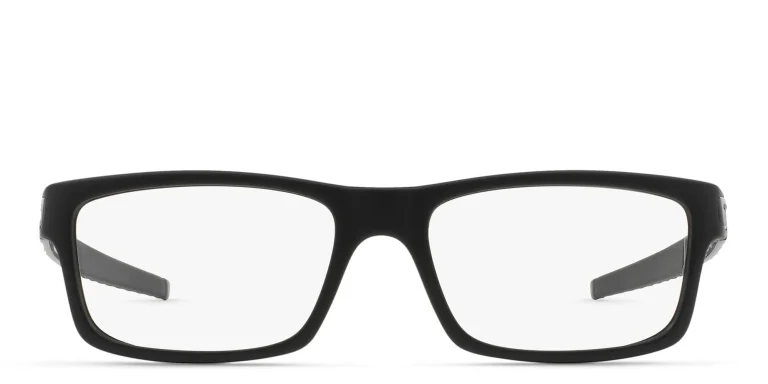 Shop Oakley Currency™ Rectangle Eyeglasses in Black online.