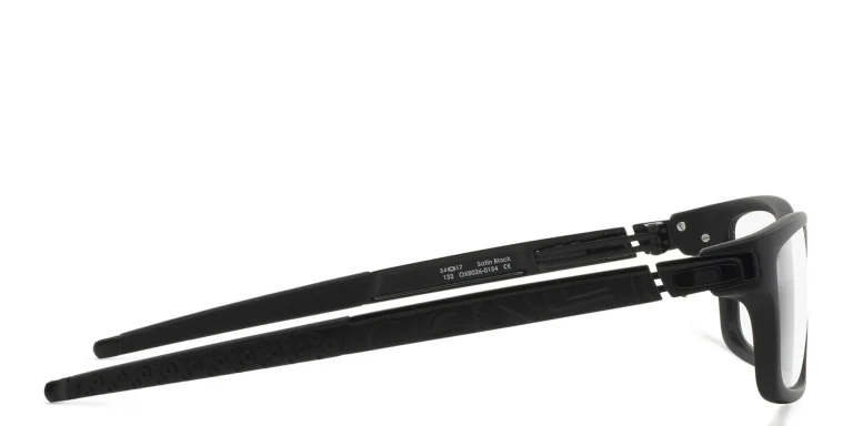 Shop Oakley Currency™ Rectangle Eyeglasses in Black online.