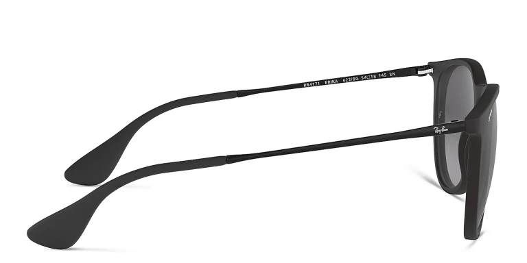 Shop Ray-Ban Erika Panthos Sunglasses in Black online.