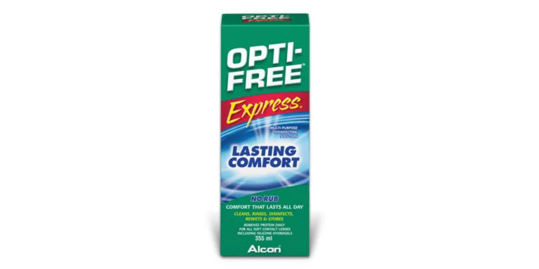 Shop OPTI-FREE EXPRESS Lens Solution 355 ml online.