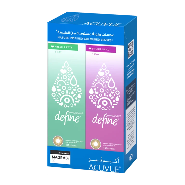 Shop ACUVUE 1-Day ACUVUE® DEFINE® Fresh Quattro Pack Color Contact Lenses in Multiple online.