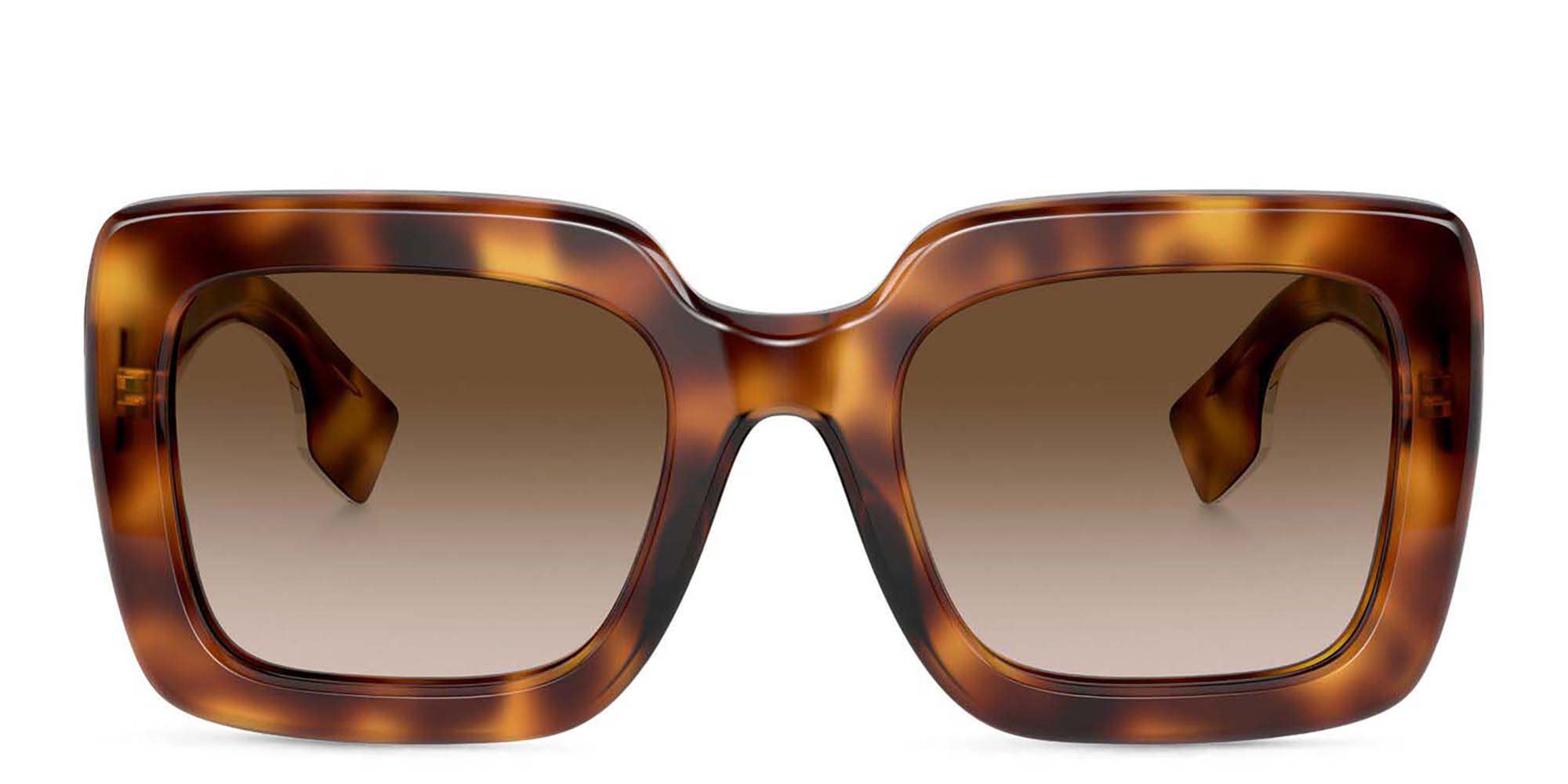 New Burberry Sunglasses 49mm Havana brown Square Sunglasses in Dark havana | Burberry® Official main image 3