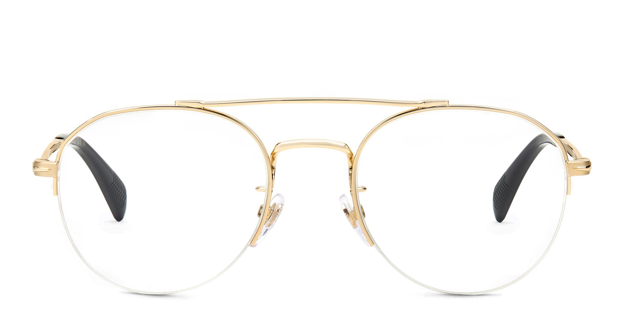 Buy DAVID BECKHAM Half Rim Round Eyeglasses Online | MAGRABi UAE