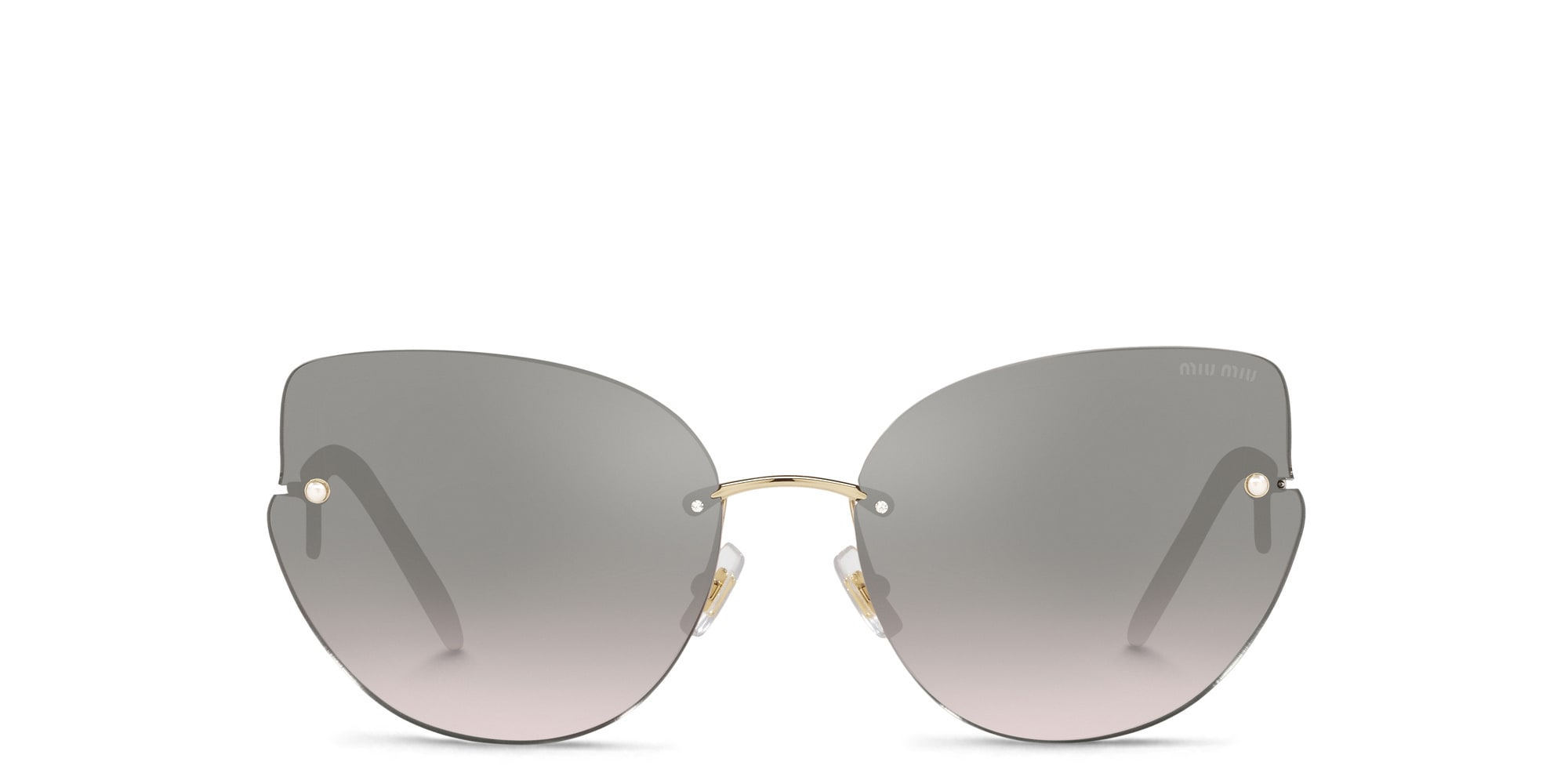 Buy MIU MIU Rimless Cat Eye Sunglasses Online | MAGRABi KSA