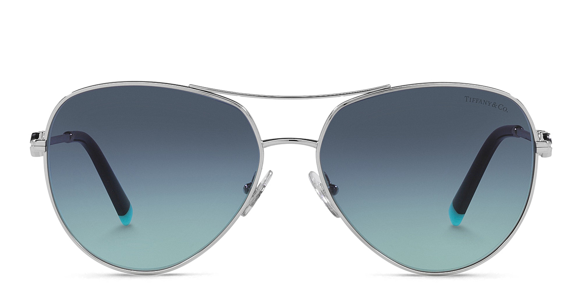 Tiffany & Co. Women\'s vintage Blue Gradient Aviator Sunglasses Women main image 2