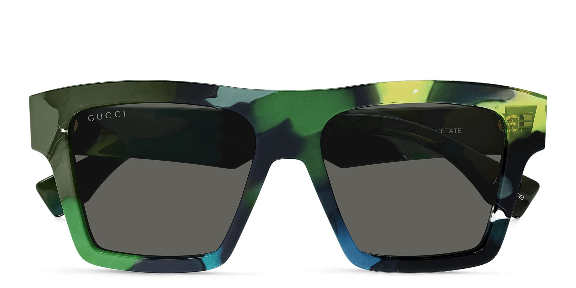 Green gucci shades clearance