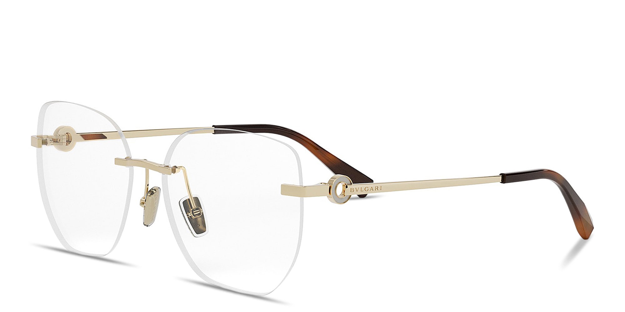 Bvlgari rimless eyeglass frames new arrivals