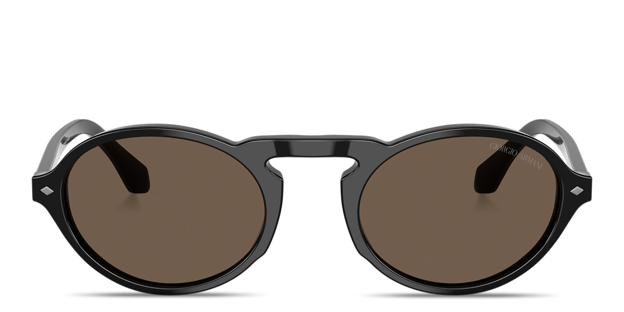 Buy GIORGIO ARMANI Logo Print Oval Sunglasses Online | MAGRABi KSA