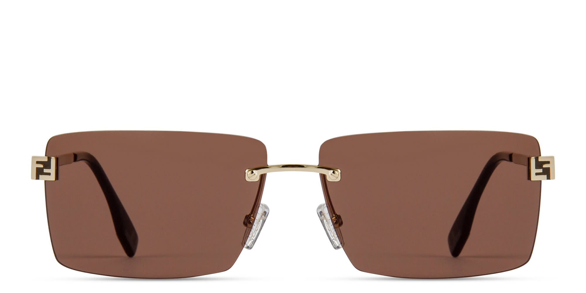 Buy FENDI Sky Rimless Rectangle Sunglasses Online | MAGRABi UAE