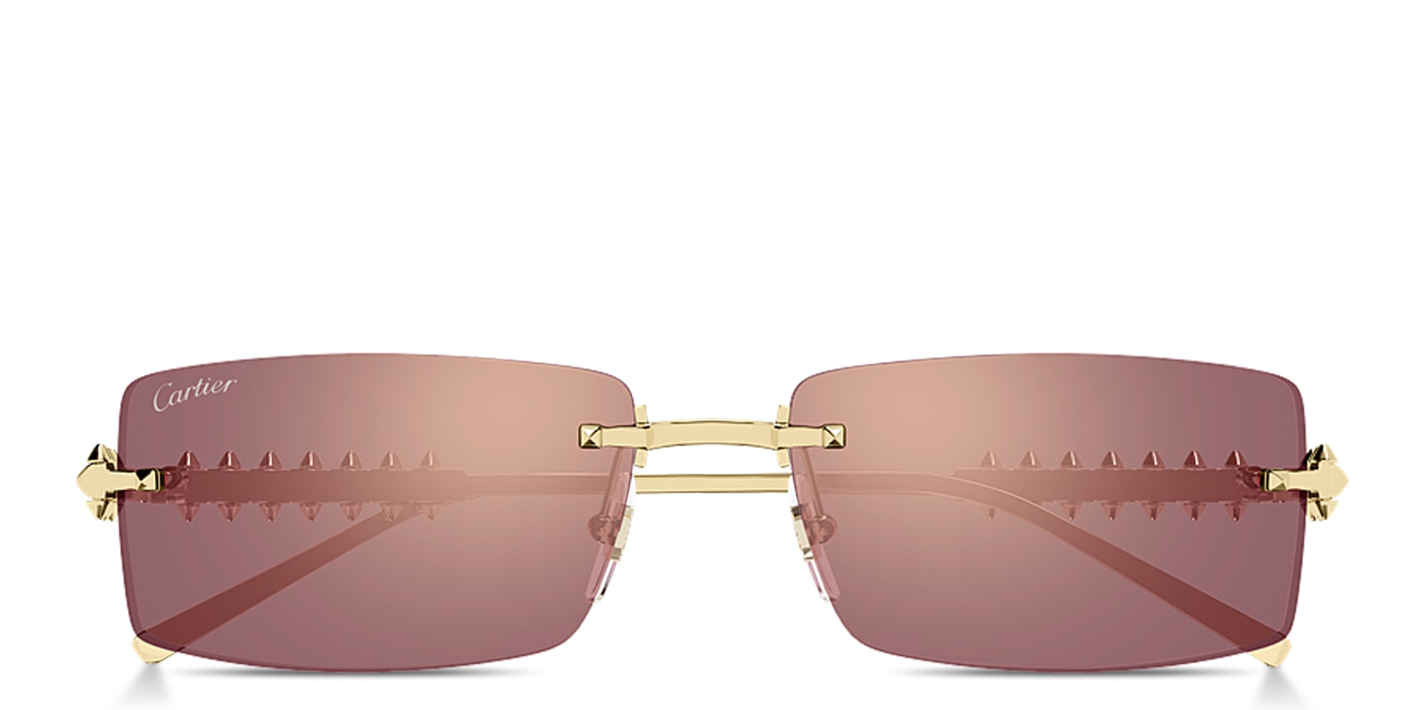Cartier CT0604S-004 Sunglasses Gold Pink Metal c352e41178a5c8902a3efe82211376  main image 4