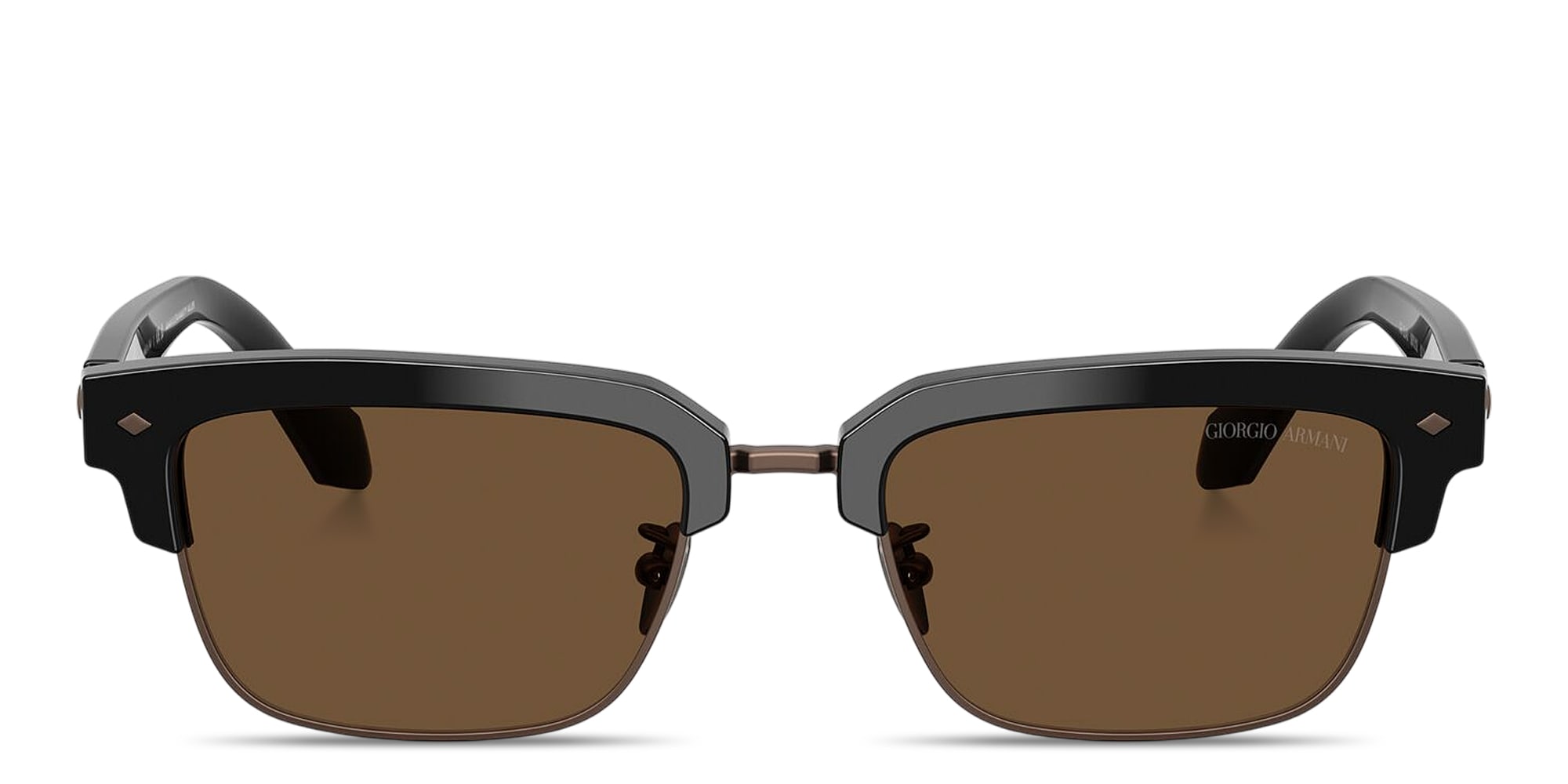 Buy GIORGIO ARMANI Logo Signature Rectangle Sunglasses Online