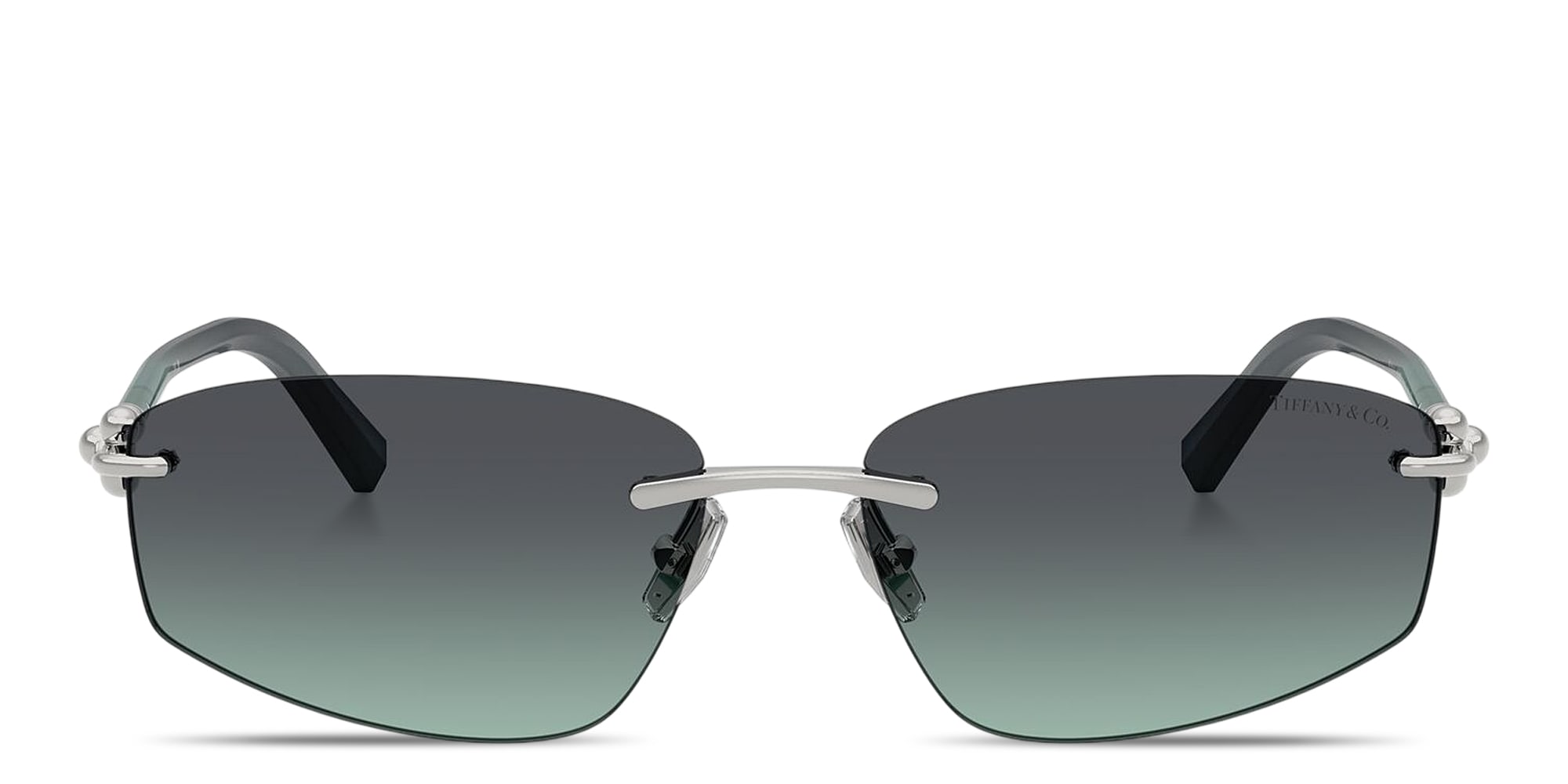 Buy TIFFANY Tiffany HardWear Unisex Rimless Irregular Sunglasses
