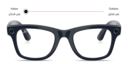 Shop Ray-Ban Meta Wayfarer Transitions® Unisex Square Sunglasses online.