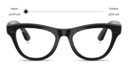 Shop Ray-Ban Meta Skyler Transitions® Unisex Cat-Eye Sunglasses online.