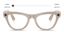 Shop Ray-Ban Meta Skyler Transitions® Unisex Cat-Eye Sunglasses online.