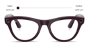 Shop Ray-Ban Meta Skyler Transitions® Unisex Cat-Eye Sunglasses online.
