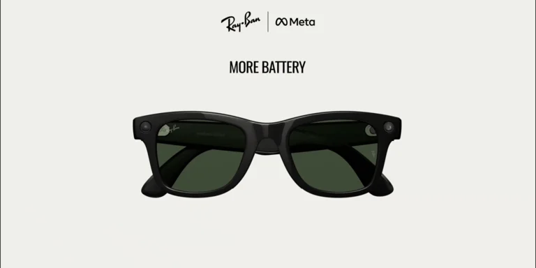 Shop Ray-Ban Meta Skyler Transitions® Unisex Cat-Eye Sunglasses in Black online.